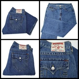 True Religion Billy jeans, relaxed fit, size 38x33